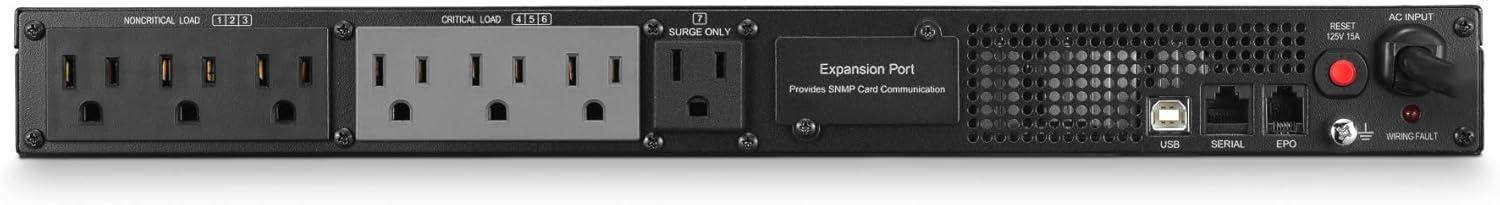 image:imageCyberPower PR750LCDRT1U Smart App Sinewave UPS System 750VA600W 7 Outlets AVR 1U RackTower1000VA800W