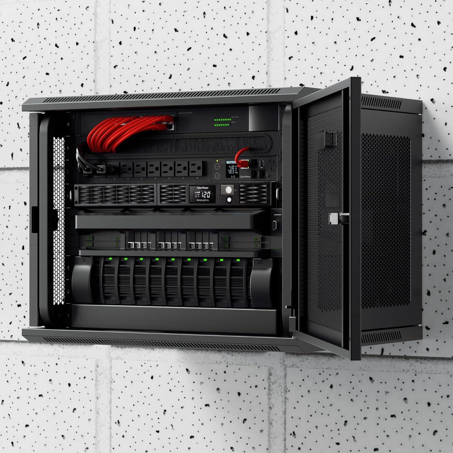 image:imageCyberPower PR750LCDRT1U Smart App Sinewave UPS System 750VA600W 7 Outlets AVR 1U RackTower500VA400W
