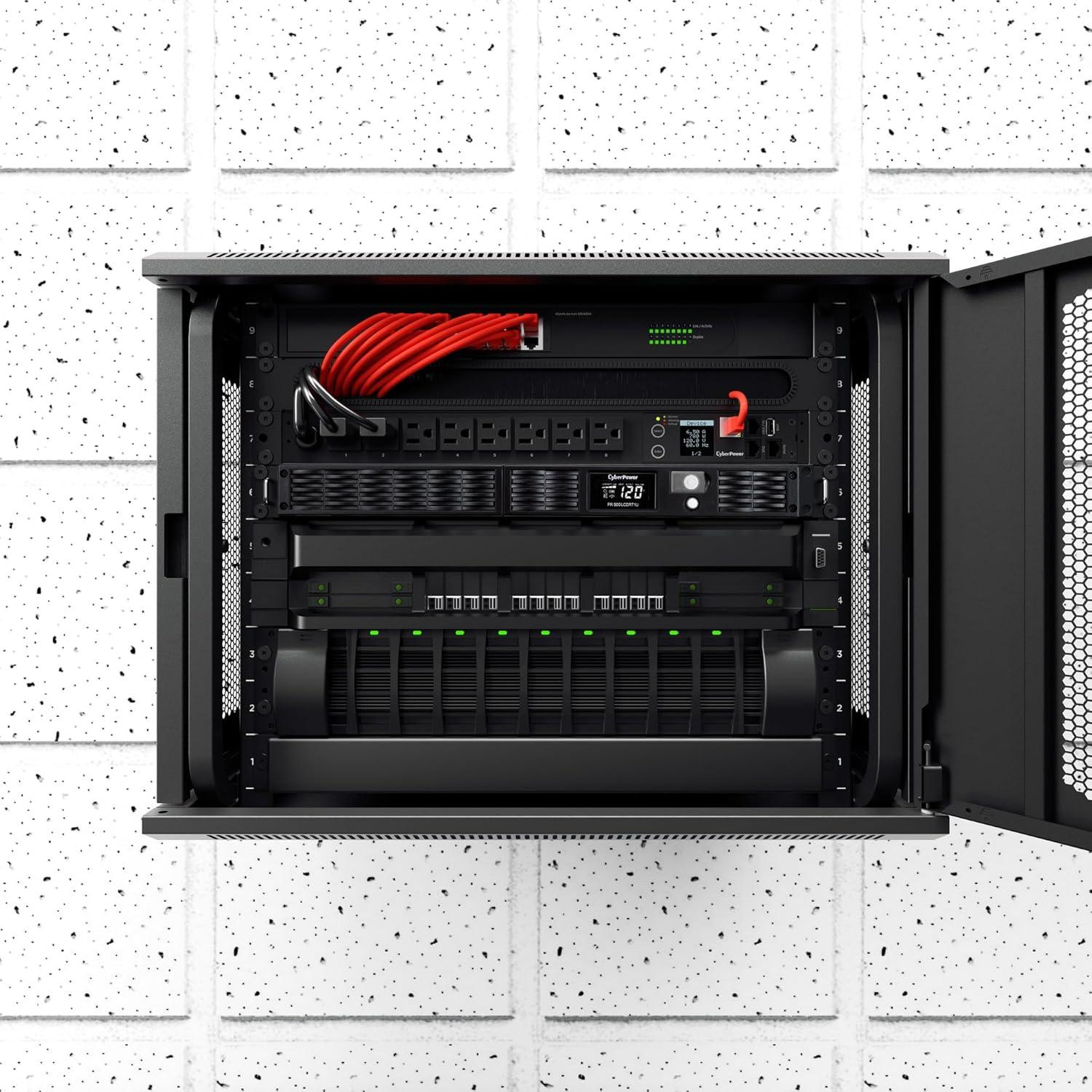 image:imageCyberPower PR750LCDRT1U Smart App Sinewave UPS System 750VA600W 7 Outlets AVR 1U RackTower500VA400W