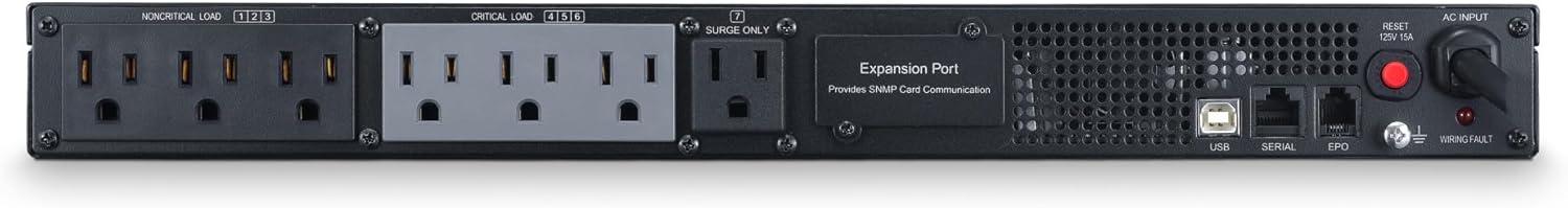 image:imageCyberPower PR750LCDRT1U Smart App Sinewave UPS System 750VA600W 7 Outlets AVR 1U RackTower500VA400W
