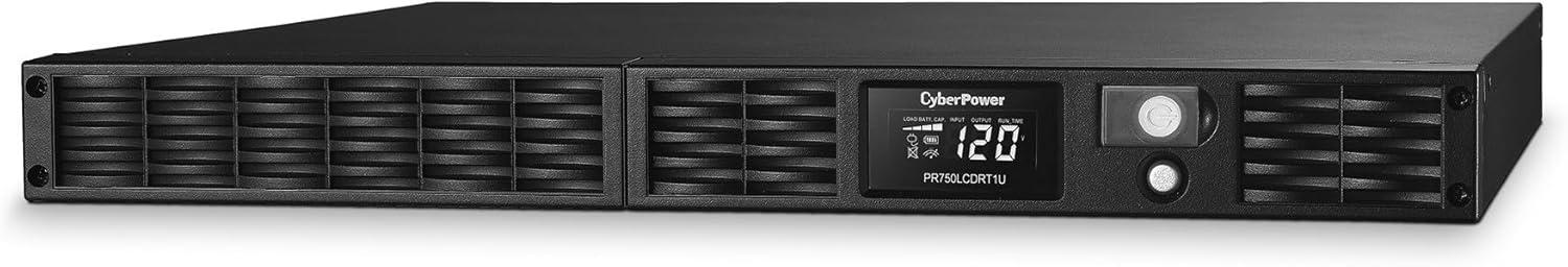 image:imageCyberPower PR750LCDRT1U Smart App Sinewave UPS System 750VA600W 7 Outlets AVR 1U RackTower750VA600W