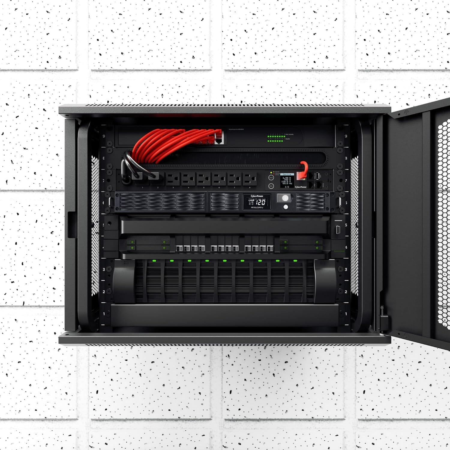 image:imageCyberPower PR750LCDRT1U Smart App Sinewave UPS System 750VA600W 7 Outlets AVR 1U RackTower750VA600W