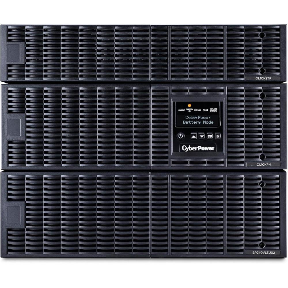 image:imageCyberPower OL10KRT Smart App Online UPS Battery Backup and Surge Protector 10000VA10000W Double Conversion Topology 4 Outlets 6U RackTower EBM Option PreInstalled RMCARD205 UL CertifiedOL10KRTF