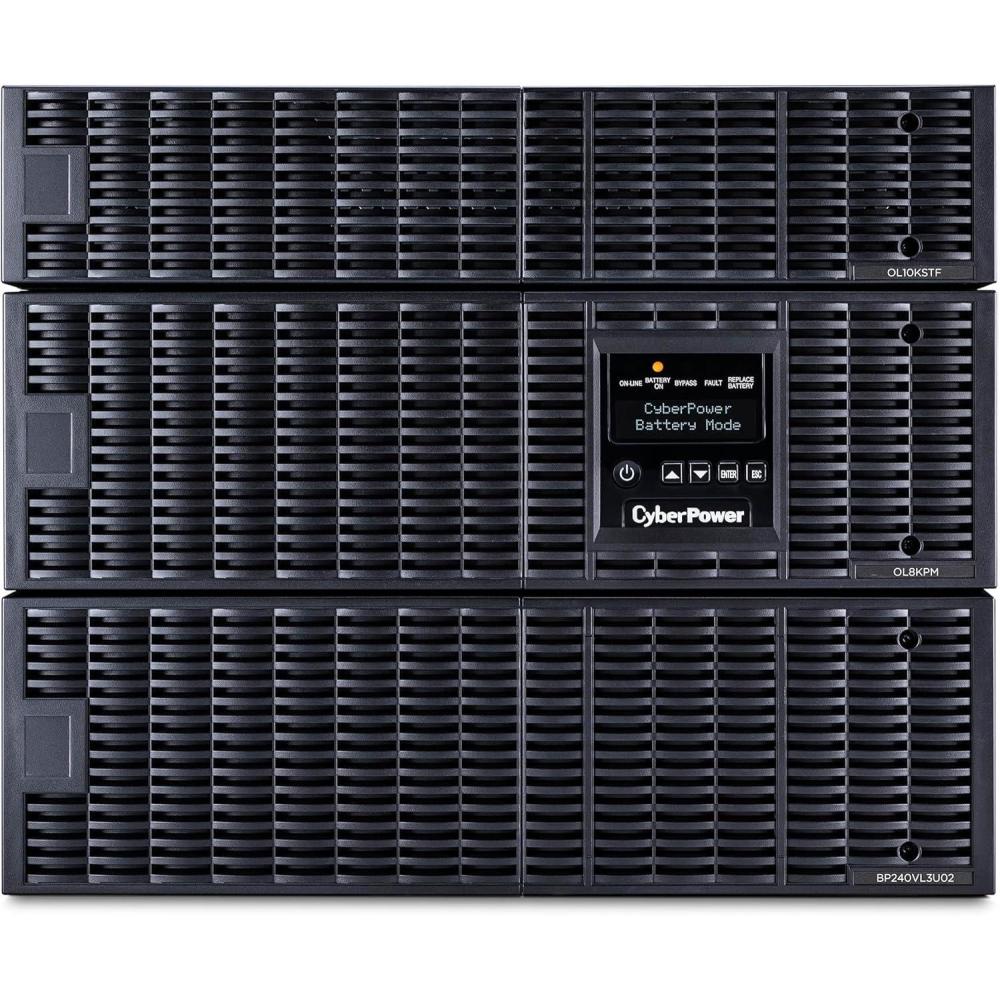 image:imageCyberPower OL10KRT Smart App Online UPS Battery Backup and Surge Protector 10000VA10000W Double Conversion Topology 4 Outlets 6U RackTower EBM Option PreInstalled RMCARD205 UL CertifiedOL8KRTF