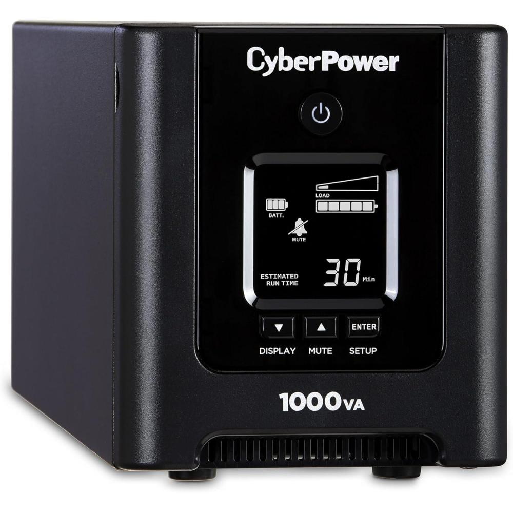 image:imageCyberPower OR1000PFCLCD PFC Sinewave UPS System 1000VA700W 8 Outlets AVR MiniTower1000VA
