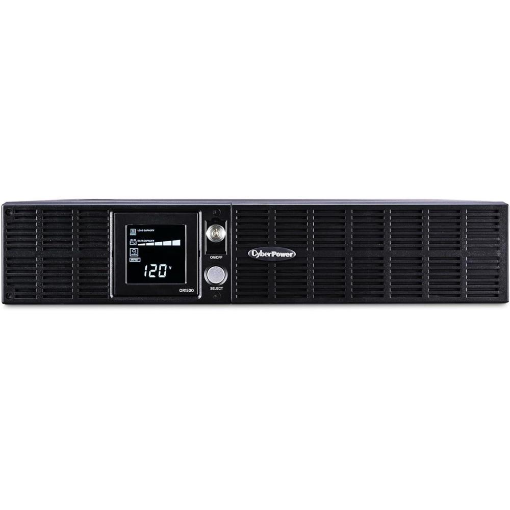 image:imageCyberPower OR1500LCDRT2U Smart App LCD UPS System 1500VA900W 8 Outlets AVR 2U RackTower1500VA