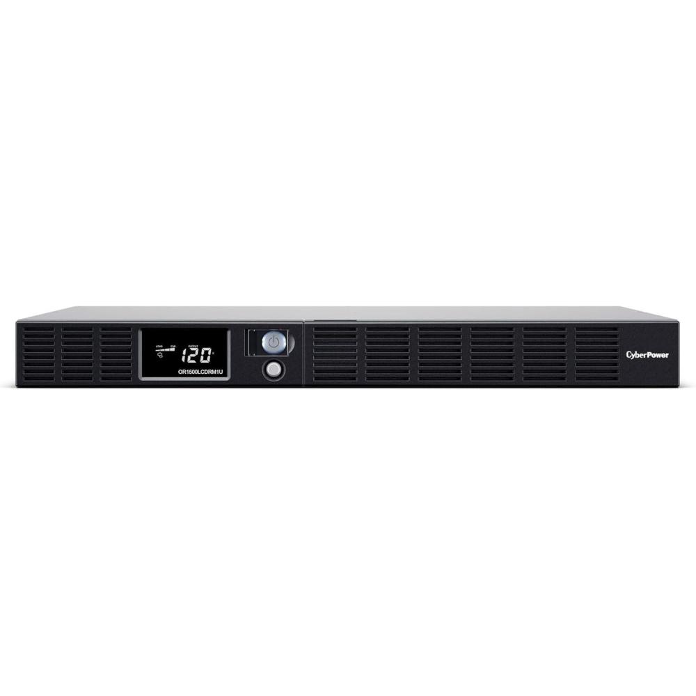 image:imageCyberPower OR500LCDRM1U Smart App LCD UPS Battery Backup and Surge Protector 500VA300W 6 Outlets AVR 1U Rackmount UL Certified1500VA