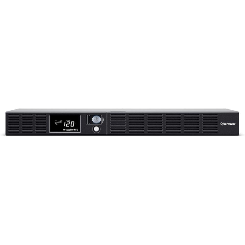 image:imageCyberPower OR500LCDRM1U Smart App LCD UPS Battery Backup and Surge Protector 500VA300W 6 Outlets AVR 1U Rackmount UL Certified700VA