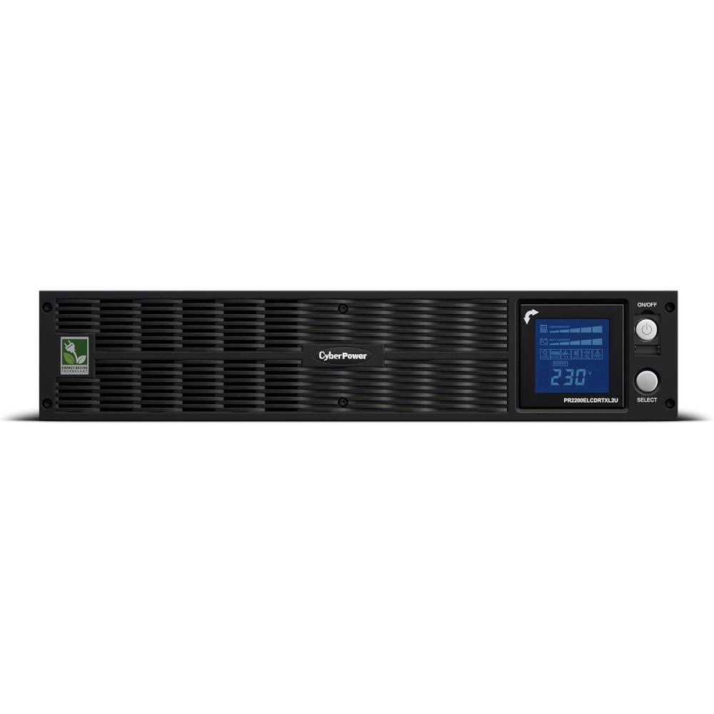 image:imageCyberPower PR2200ELCDRTXL2U HighVoltage Smart App Sinewave UPS Battery Backup and Surge Protector 2200VA1650W 10 Outlets AVR 2U RackTower2200VA1650W