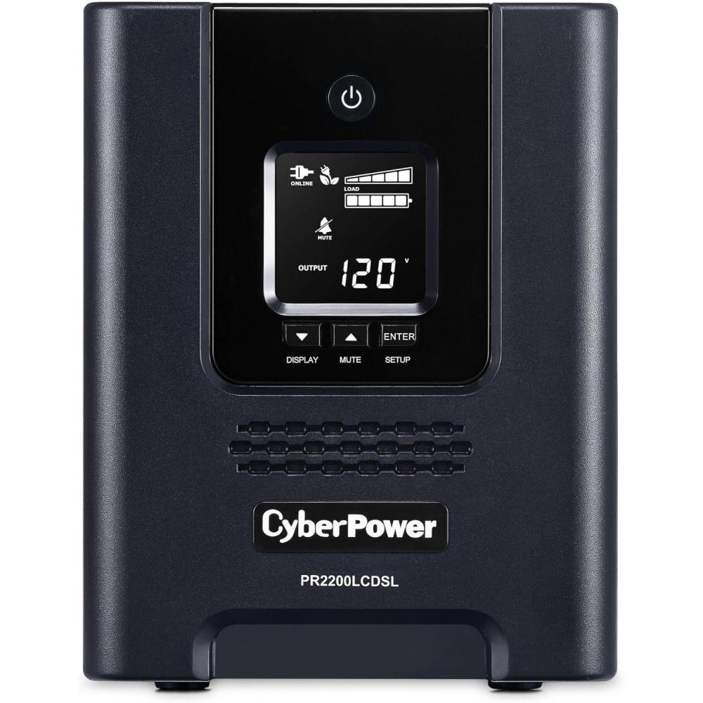 image:imageCyberPower PR3000LCDSL Smart App Sinewave UPS System 3000VA2700W 7 Outlets AVR MiniTower2070VA