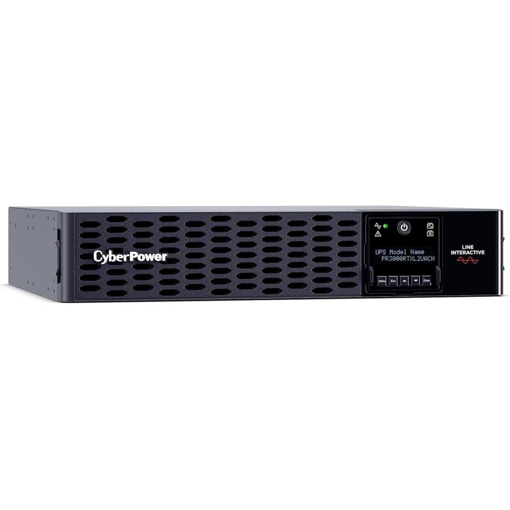 image:imageCyberPower PR3000RTXL2UACN Smart App Sinewave UPS System 3000VA3000W 9 Outlets 2U RackTower RMCARD205 PreInstalled EBM Option Builtin Cloud Monitoring UL Certified