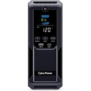 CyberPower CP1000AVRLCD Intelligent LCD UPS Battery Backup and Surge Protector, 1000VA/600W, 9 Outlets, AVR, Mini-Tower, UL Certified(1350VA NEW)