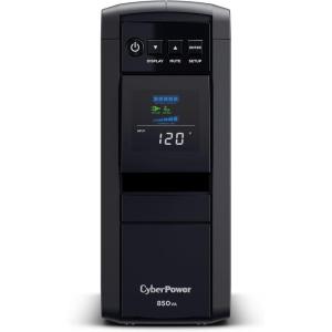 CyberPower CP1000PFCLCD PFC Sinewave UPS Battery Backup and Surge Protector, 1000VA/600W, 10 Outlets, AVR, Mini-Tower; UL Certified(Mini-Tower)