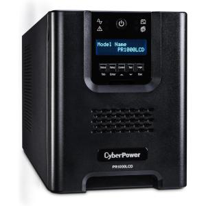 CyberPower PR1500LCD Smart App Sinewave UPS System, 1500VA/1500W, 8 Outlets, AVR, Mini-Tower(1000VA)