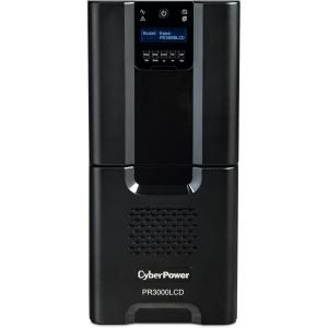 CyberPower PR1500LCD Smart App Sinewave UPS System, 1500VA/1500W, 8 Outlets, AVR, Mini-Tower(3000VA)