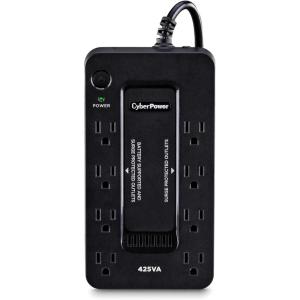 CyberPower ST625U Standby UPS Battery Backup and Surge Protector, 625VA/360W, 8 Outlets, 2 USB Charging Ports, Compact, UL Certified(Compact)