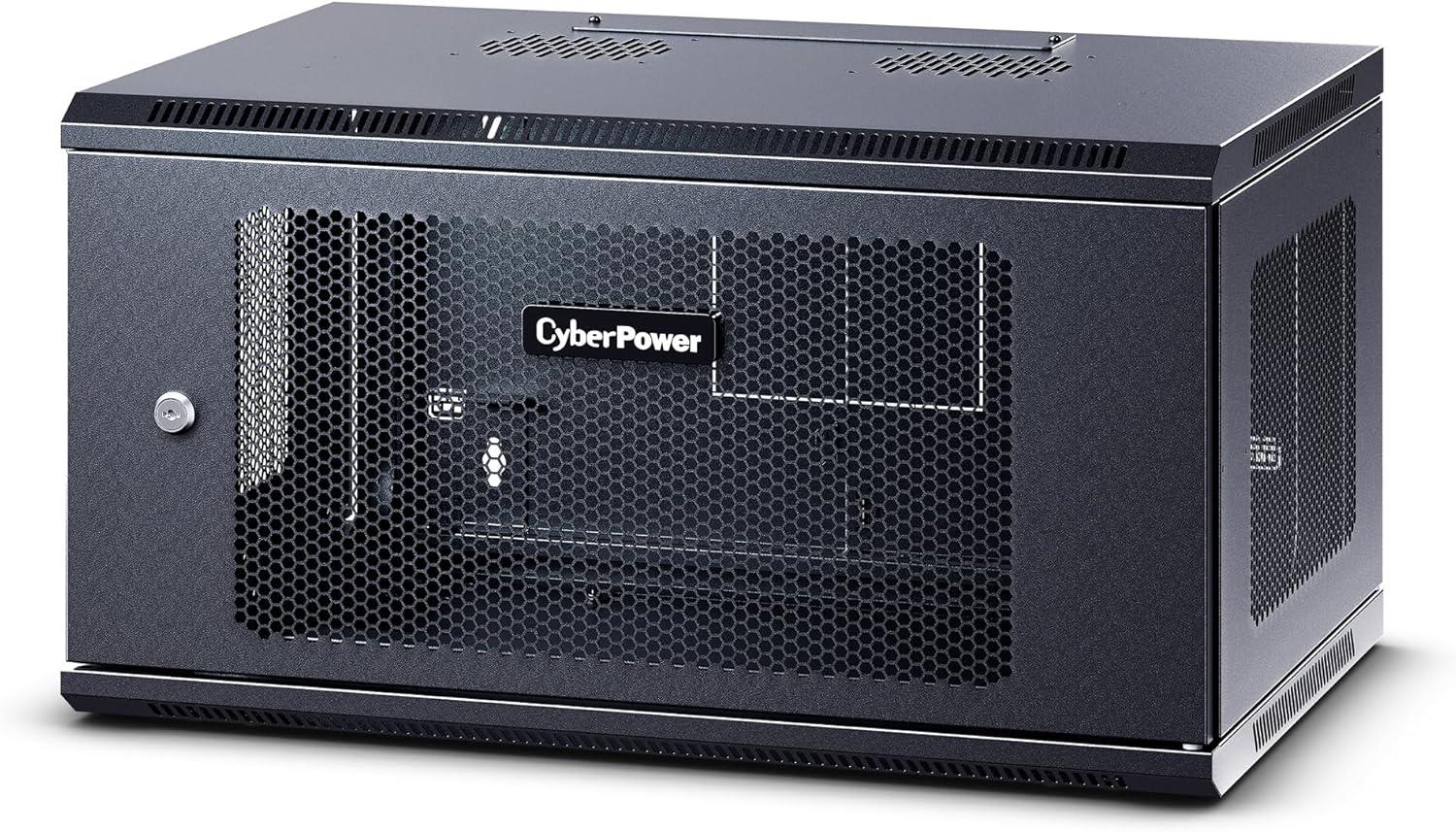image:imageCyberPower Carbon CR6U61003 6U Wall Mount Enclosure Black6U