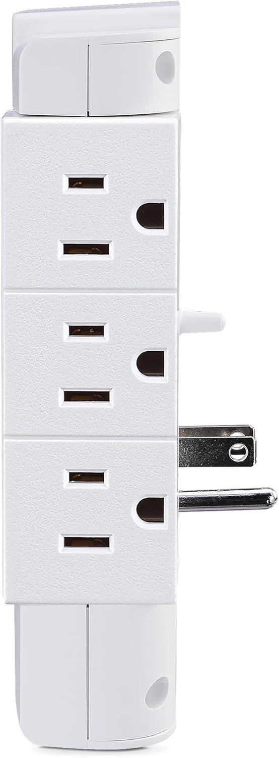 image:imageCyberPower GT600P 6 Outlet Swivel Grounded Wall Tap White1 Count Pack of 1