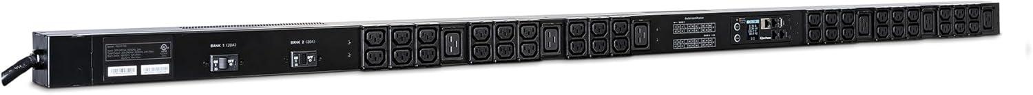 image:imageCyberPower PDU31106 Monitored PDU 200240V 30A 42 Outlets 0U Rackmount