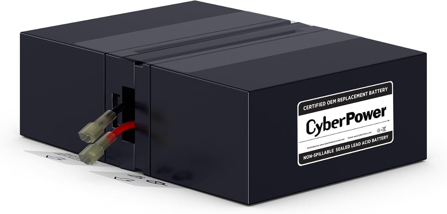 image:imageCyberPower RB1280X2A UPS Replacement Battery Cartridge MaintenanceFree User Installable 12V9AhRB1280X2A