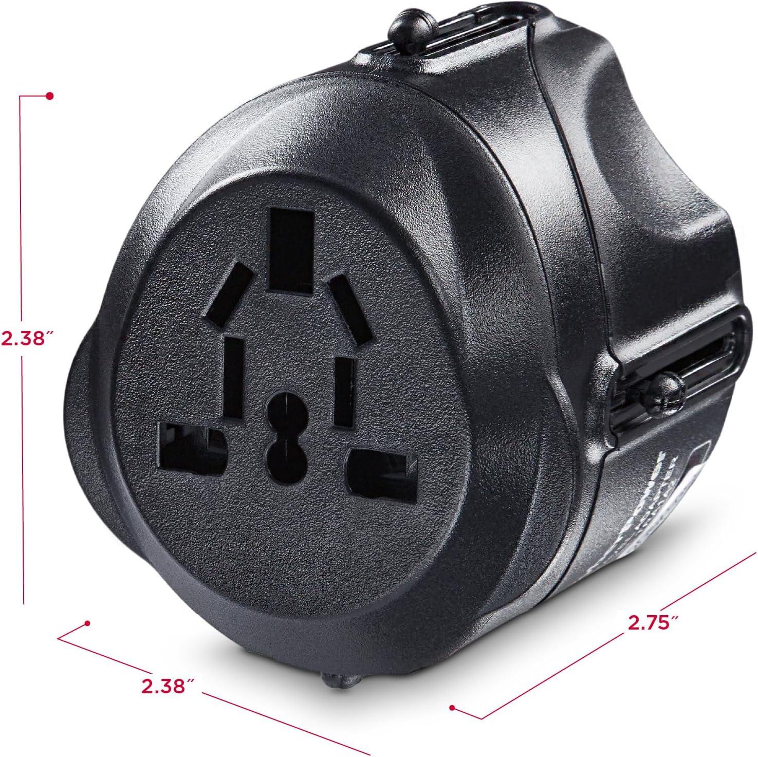 image:imageCyberPower TRA1A2 Travel Power Adapter 4in1 Travel Adapter Compact Design