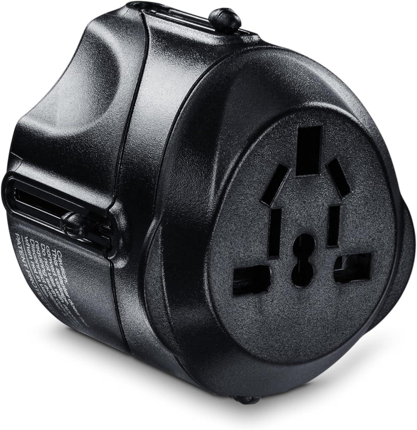 image:imageCyberPower TRA1A2 Travel Power Adapter 4in1 Travel Adapter Compact Design