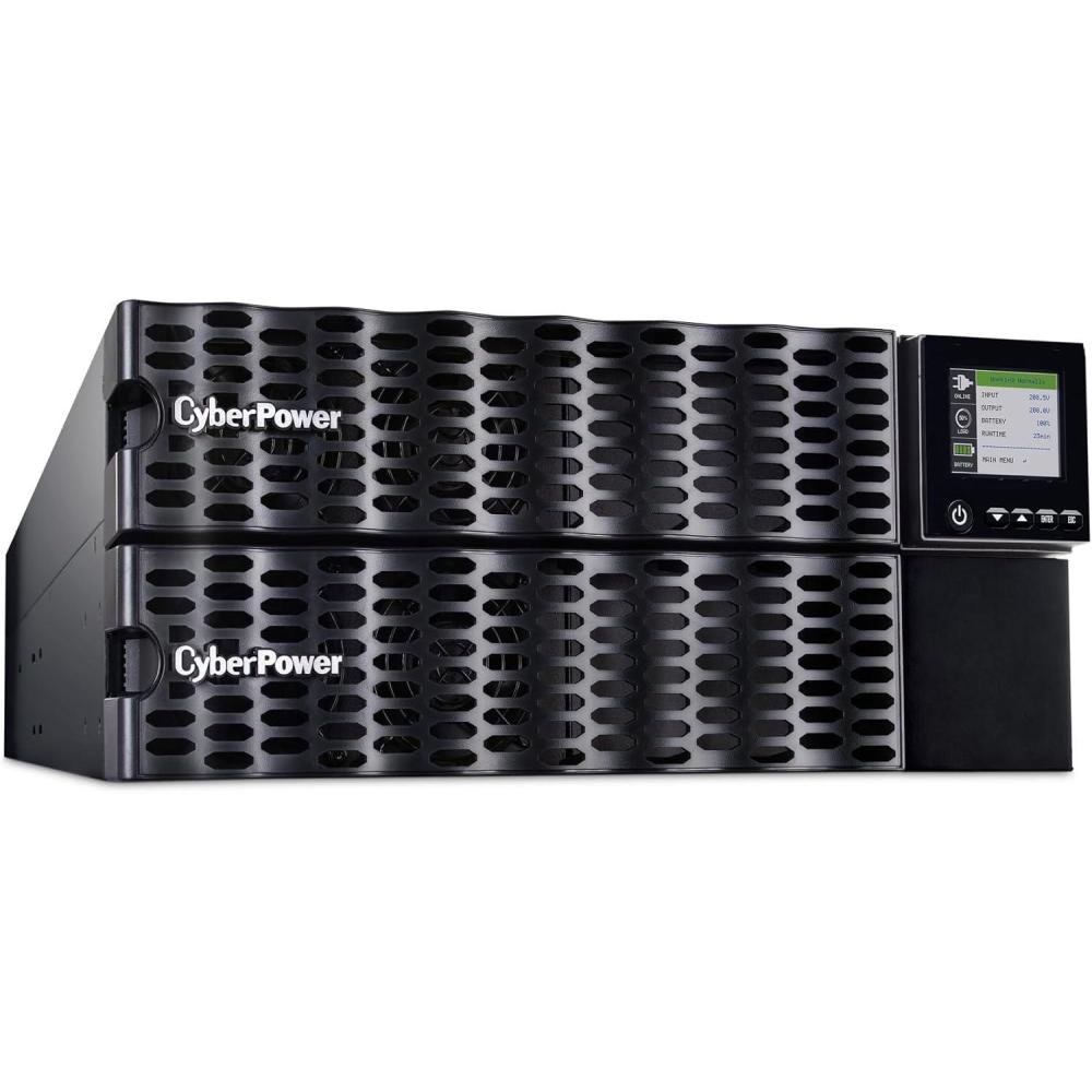 image:imageCyberPower OL10KRTHD Smart App Online Sinewave UPS Battery Backup and Surge Protector 10000VA10000W Double Conversion Topology 6 Outlets and Hardwire Terminal Block 4U PreInstalled RMCARD205Double Conversion