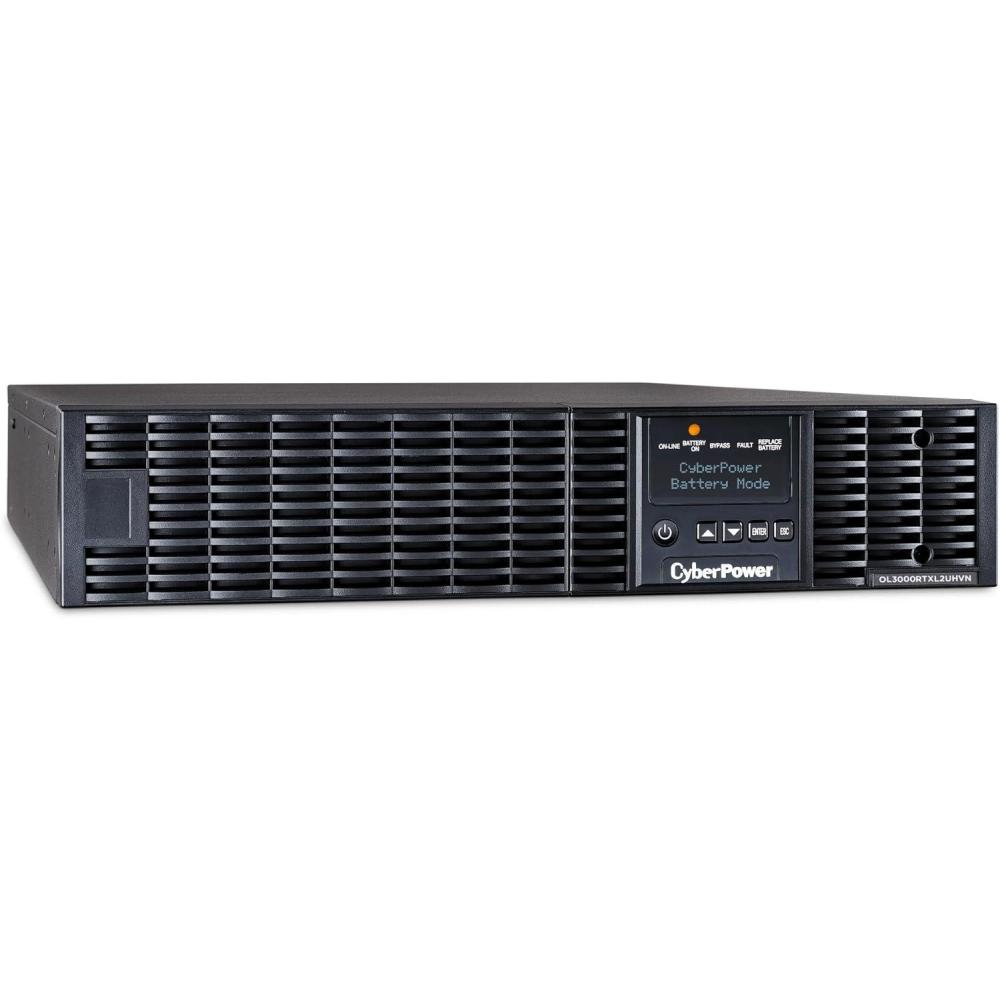 image:imageCyberPower OL3000RTXL2UHVN Smart App Online UPS System 3000VA2700W 3 Outlets 208240V 2U RackTower  PreInstalled SNMP Card