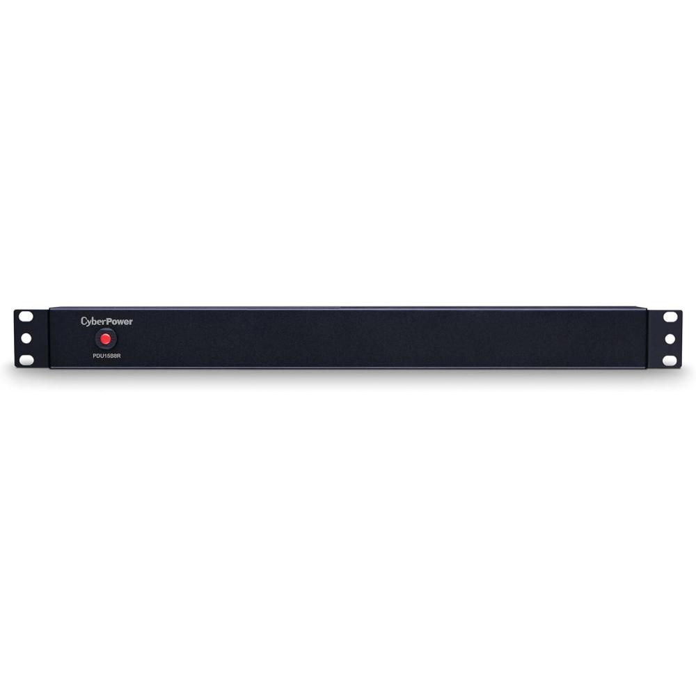 image:imageCyberPower PDU15B8R Basic PDU 100125V 15A Derated to 12A 8 Outlets 1U Rackmount