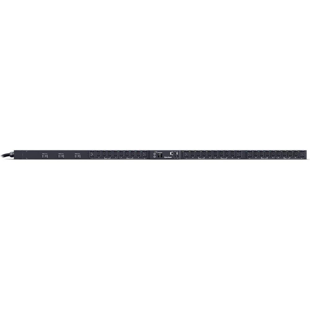 image:imageCyberPower PDU83107 Switched MeteredbyOutlet 3Phase PDU 200240V 50A Derated to 35A 30 Outlets 0U Rackmount