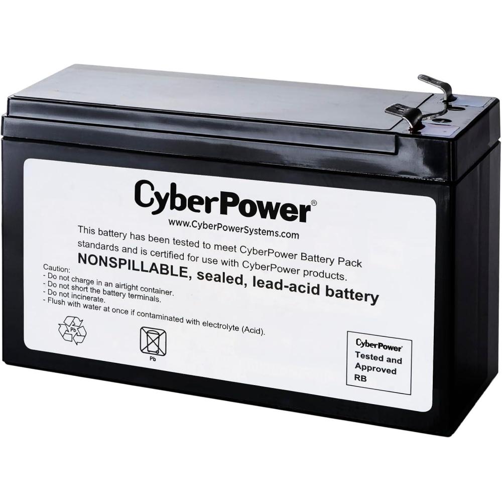image:imageCyberPower RB1280A UPS Replacement Battery Cartridge MaintenanceFree User Installable 12V9Ah