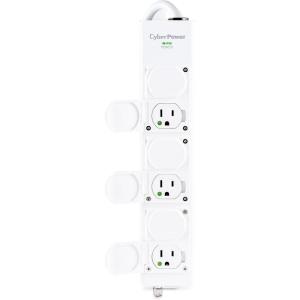 CyberPower MPV615P Medical Grade Power Strip, 100-125V/15A, 6 Outlets, 15 Foot Power Cord, White(125V/15A)