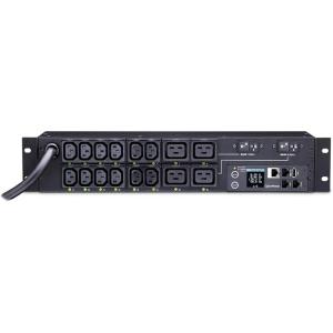 CyberPower PDU41008 Power Distribution Unit Switched 200-240V, 30A (Derated to 24A) 16 Outlets, 2U Rackmount