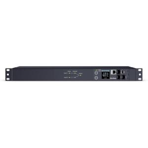 CyberPower PDU44004 Switched ATS PDU, 200-240V, 15A (Derated to 12A), 12 Outlets, 1U Rackmount