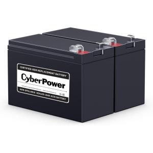 CyberPower RB1270X2C UPS Replacement Battery Cartridge, Maintenance-Free, User Installable, 12V/7Ah