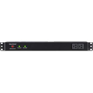 CyberPower RKBS15S4F8R Rackbar Surge Protector, 120V/15A, 12 Outlets, 15 Foot Power Cord, 1U Rackmount, UL Listed(RKBS15S2F10R)