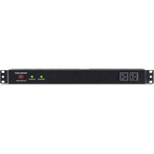 CyberPower RKBS15S4F8R Rackbar Surge Protector, 120V/15A, 12 Outlets, 15 Foot Power Cord, 1U Rackmount, UL Listed(RKBS15S2F12R)