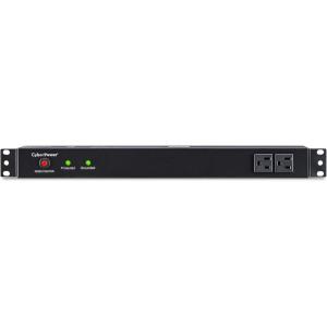 CyberPower RKBS15S4F8R Rackbar Surge Protector, 120V/15A, 12 Outlets, 15 Foot Power Cord, 1U Rackmount, UL Listed(RKBS15S2F8R)