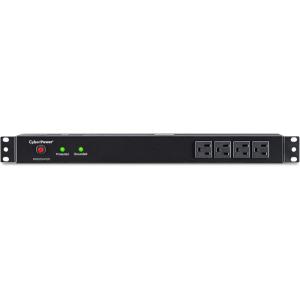 CyberPower RKBS15S4F8R Rackbar Surge Protector, 120V/15A, 12 Outlets, 15 Foot Power Cord, 1U Rackmount, UL Listed(RKBS15S4F12R)