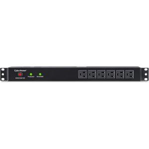 CyberPower RKBS15S4F8R Rackbar Surge Protector, 120V/15A, 12 Outlets, 15 Foot Power Cord, 1U Rackmount, UL Listed(RKBS15S6F12R)