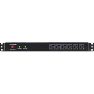CyberPower RKBS15S4F8R Rackbar Surge Protector, 120V/15A, 12 Outlets, 15 Foot Power Cord, 1U Rackmount, UL Listed(RKBS15S6F8R)