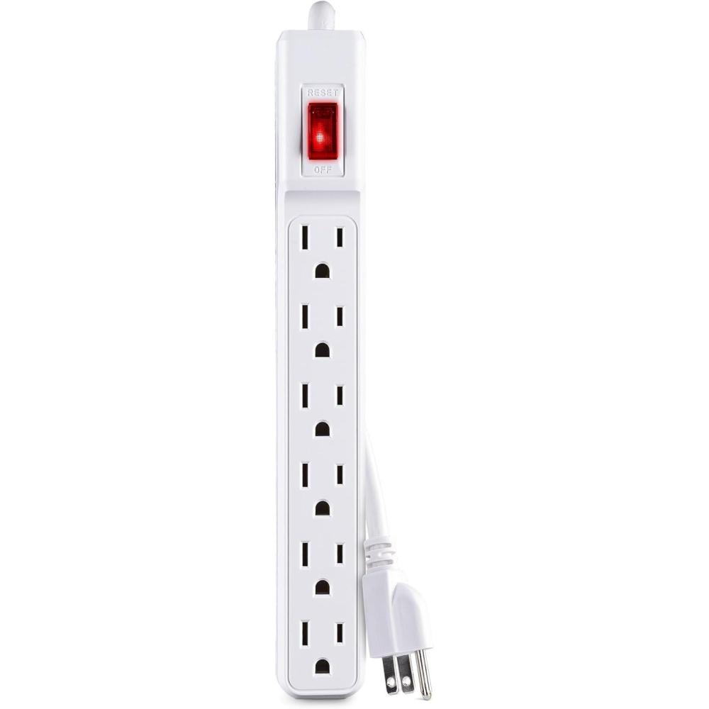 image:imageCyberPower GS60304 Power Strip 6 Outlets 3 Foot Power Cord White1 Count Pack of 1